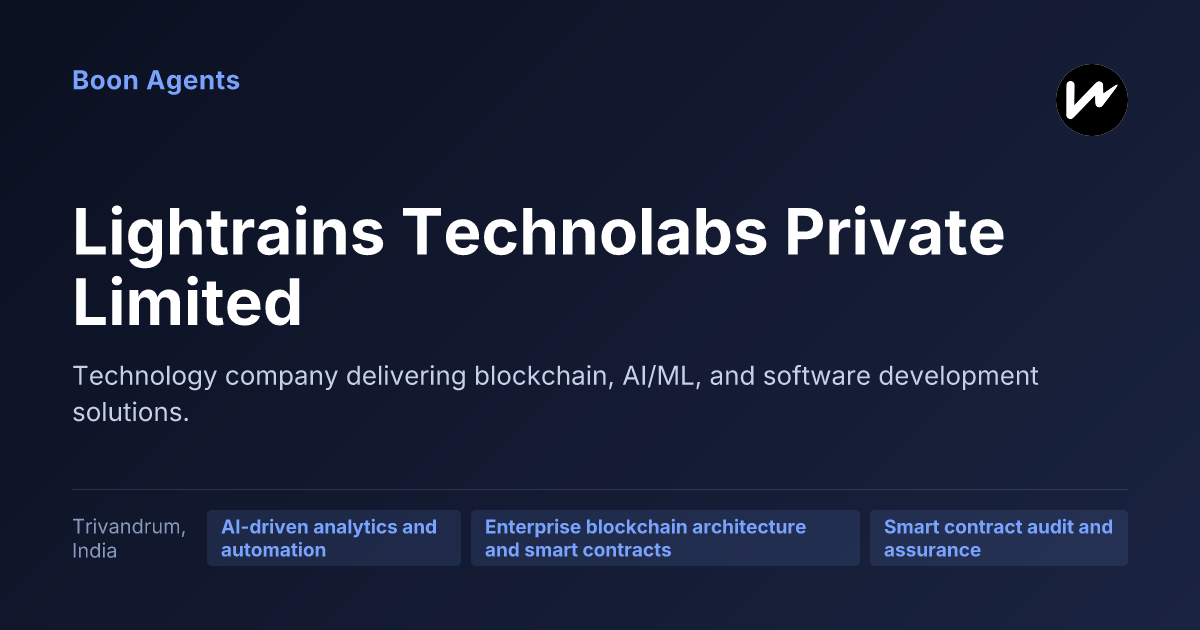 Lightrains Technolabs Private Limited — company overview
