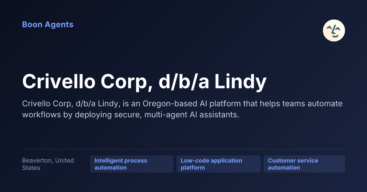 Crivello Corp, d/b/a Lindy — company overview