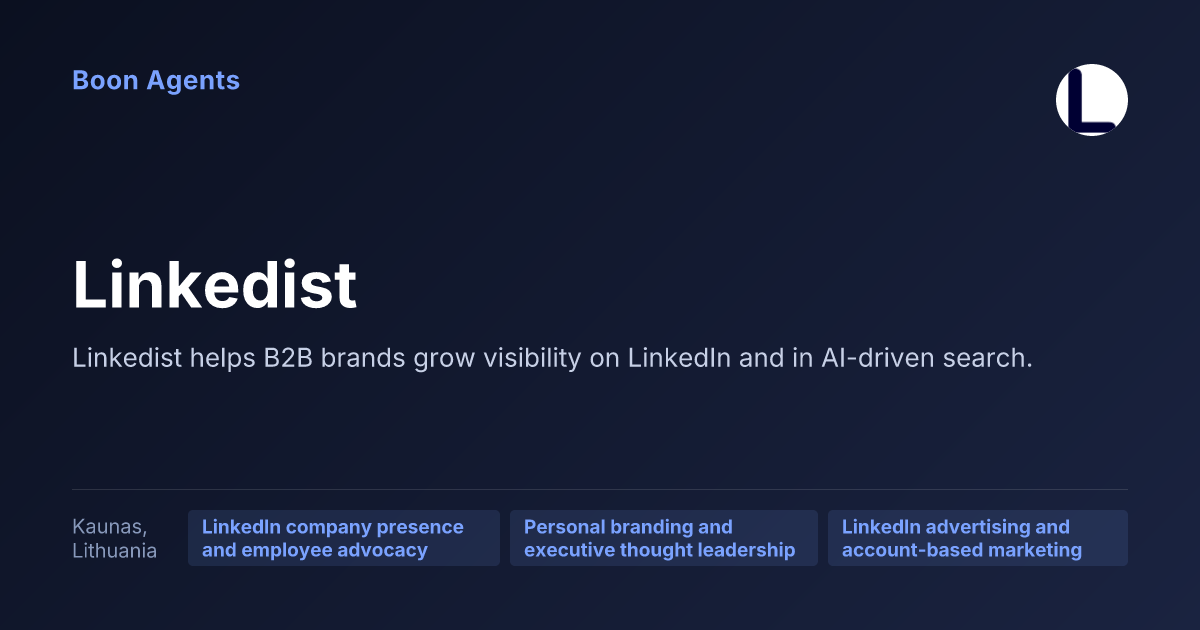 Linkedist — company overview
