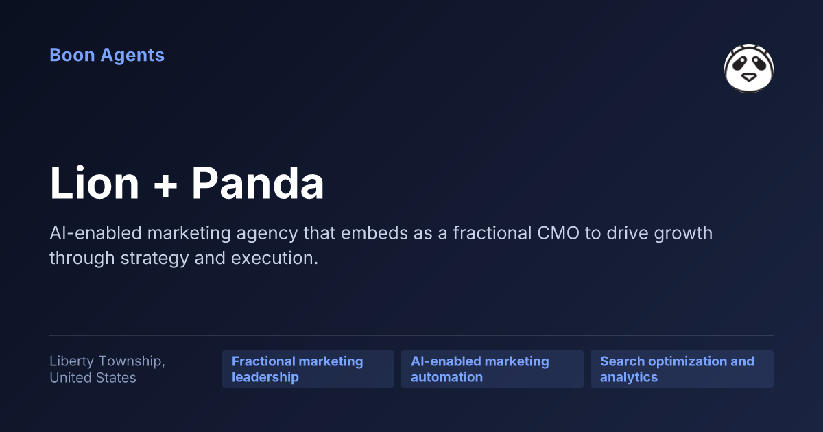 Lion + Panda — company overview