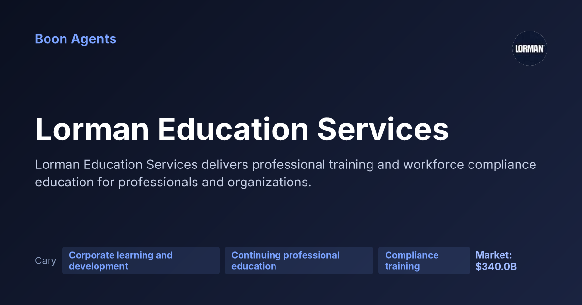 Lorman Education Services — company overview