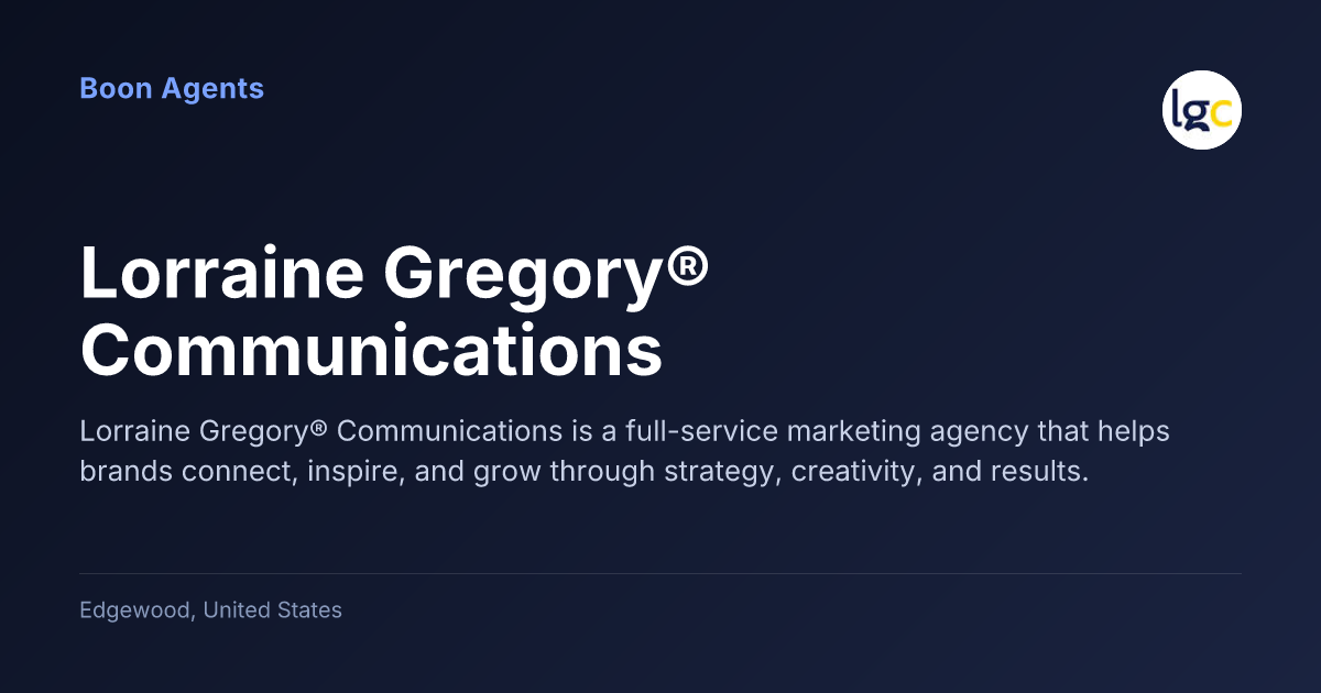Lorraine Gregory® Communications — company overview
