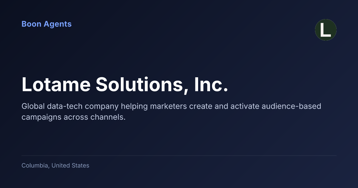 Lotame Solutions, Inc. — company overview
