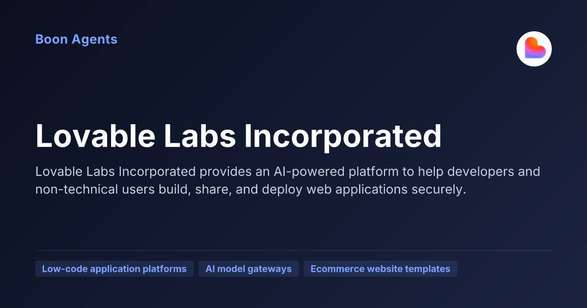 Lovable Labs Incorporated — company overview