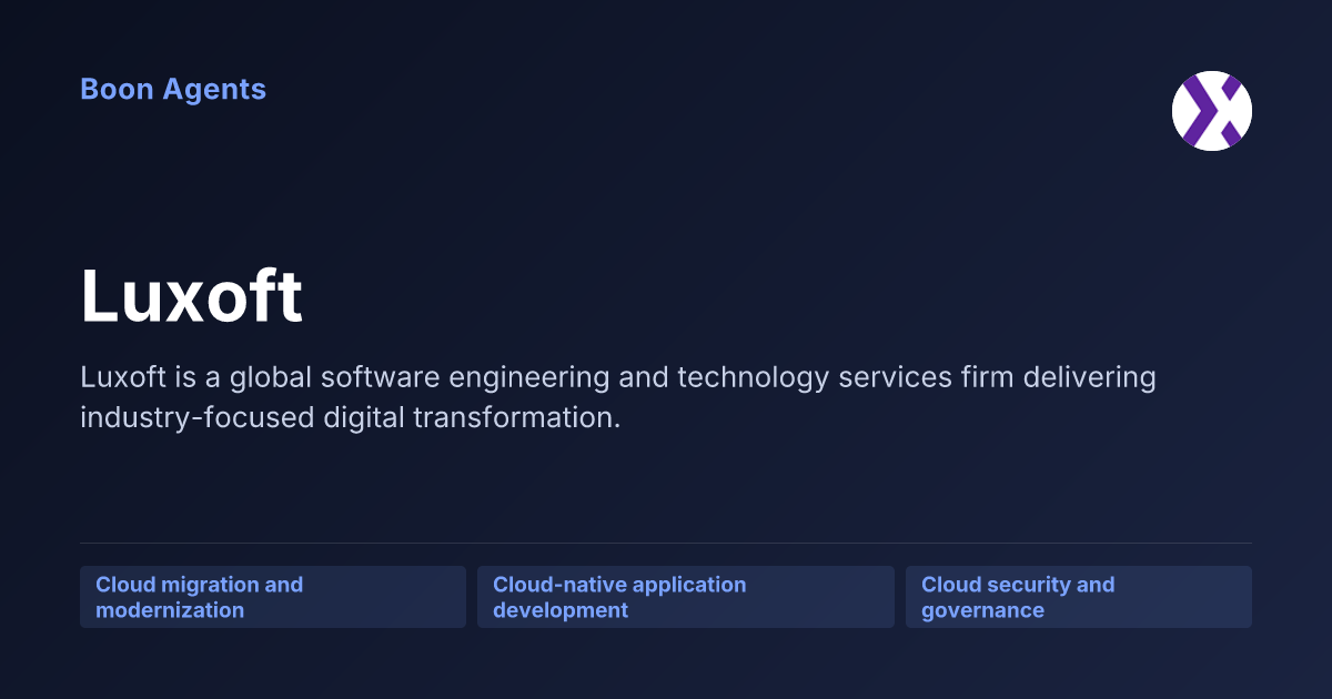Luxoft — company overview