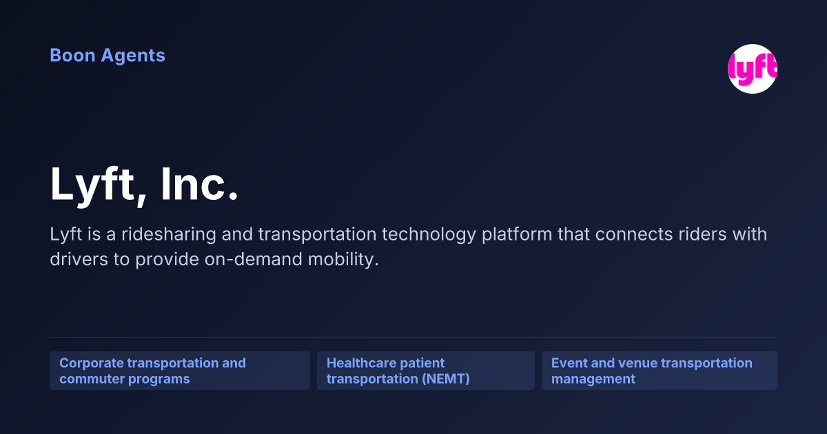 Lyft, Inc. — company overview