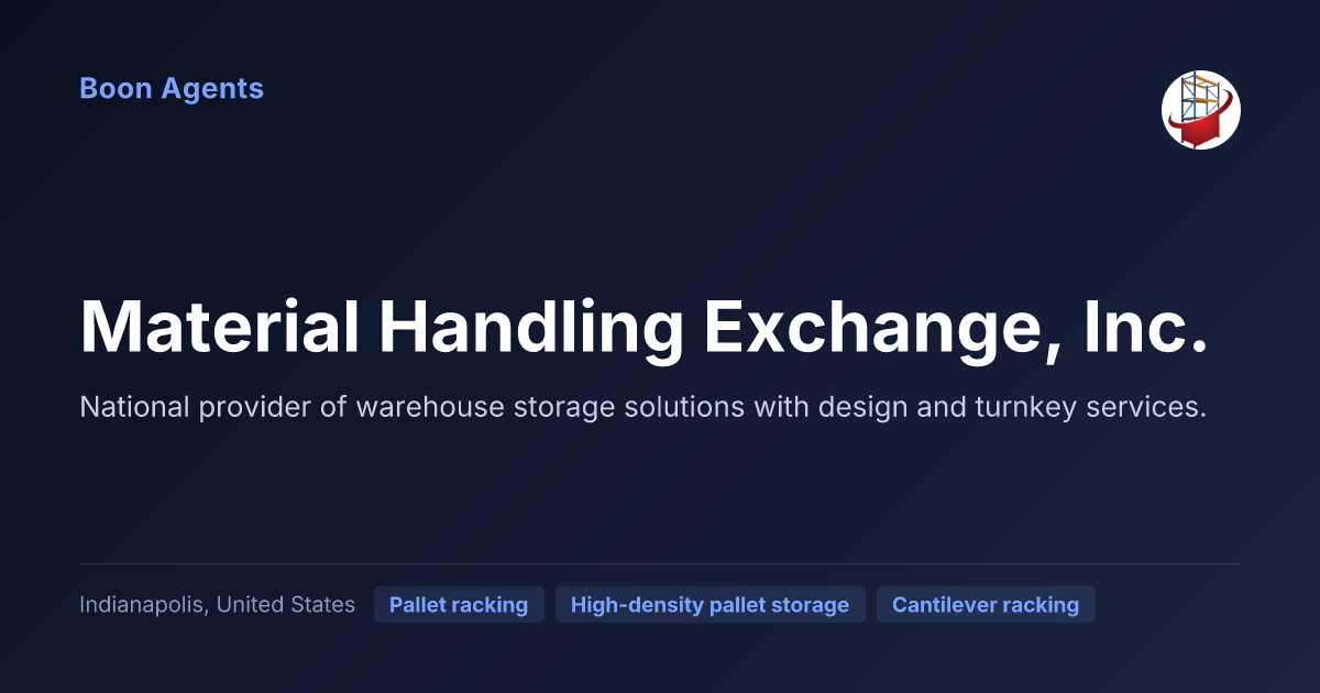 Material Handling Exchange, Inc. — company overview