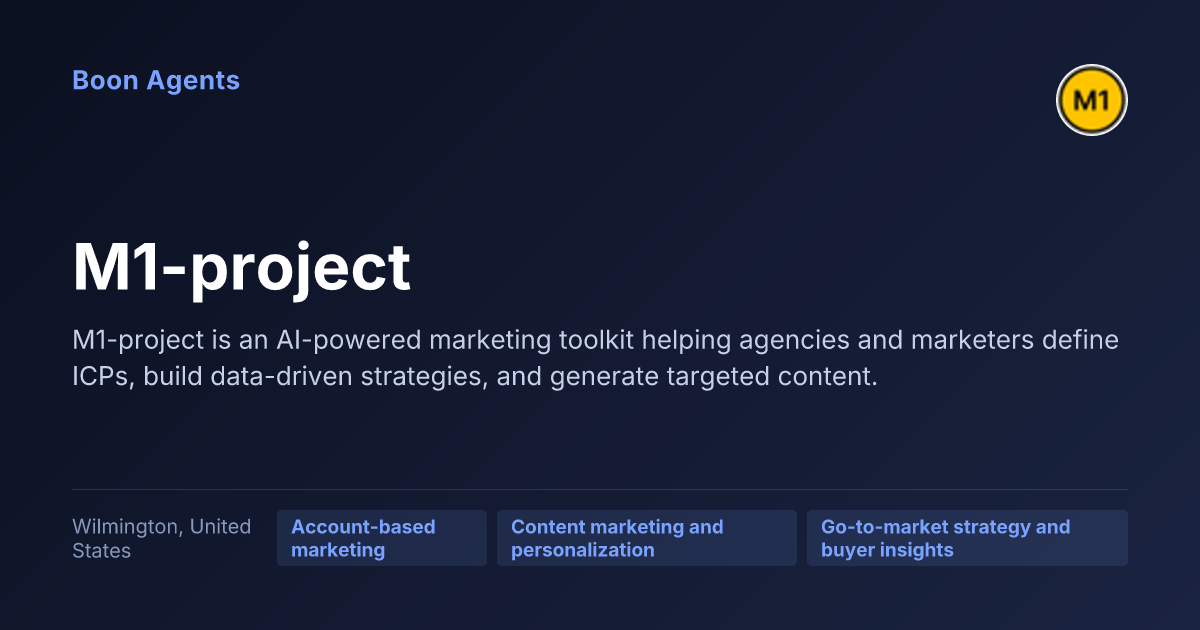 M1-project — company overview