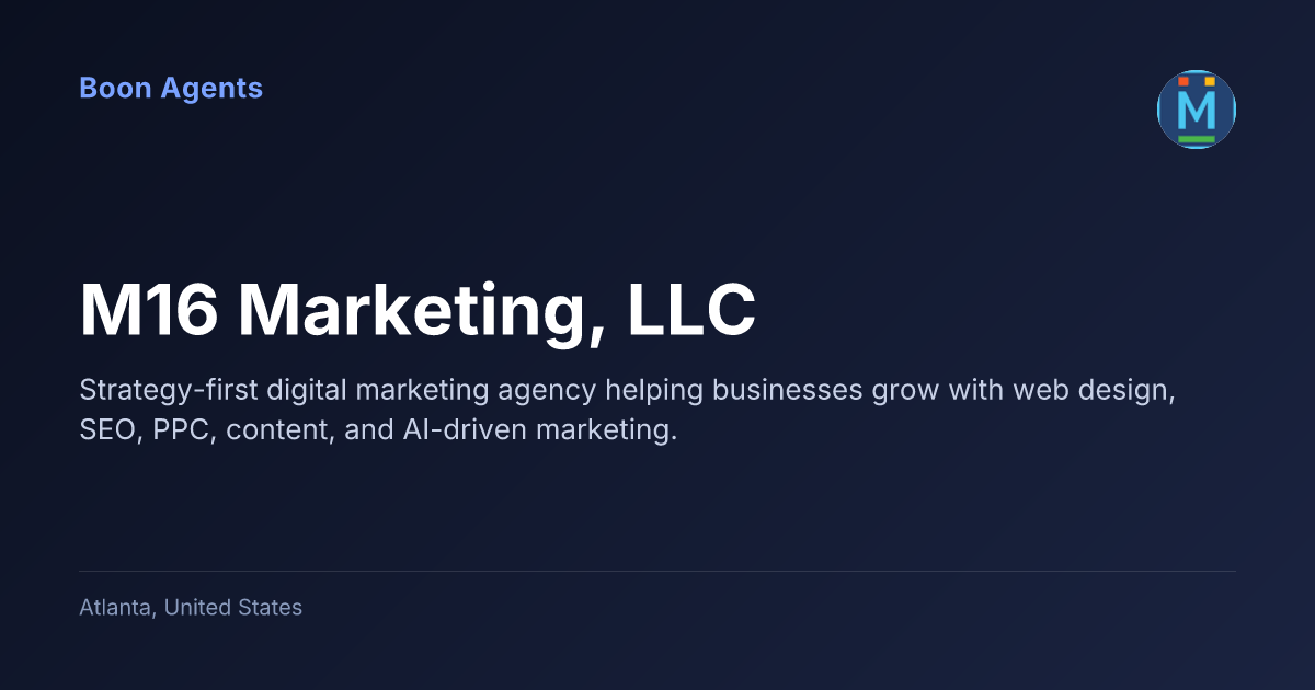 M16 Marketing, LLC — company overview