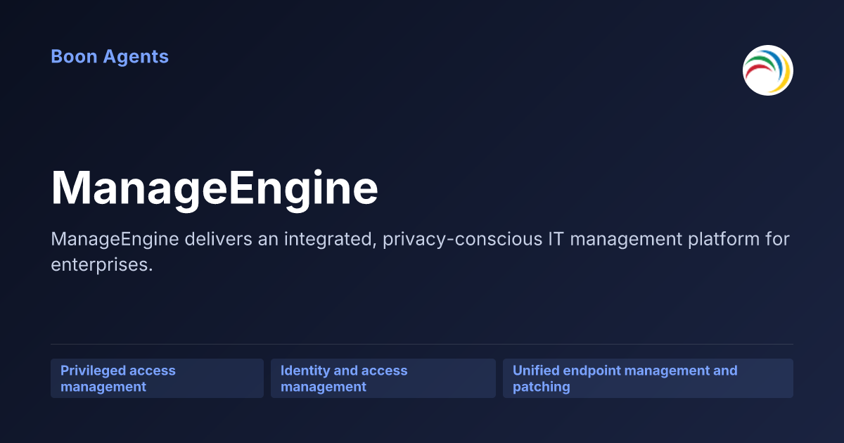 ManageEngine — company overview