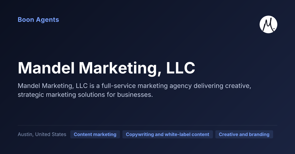 Mandel Marketing, LLC — company overview