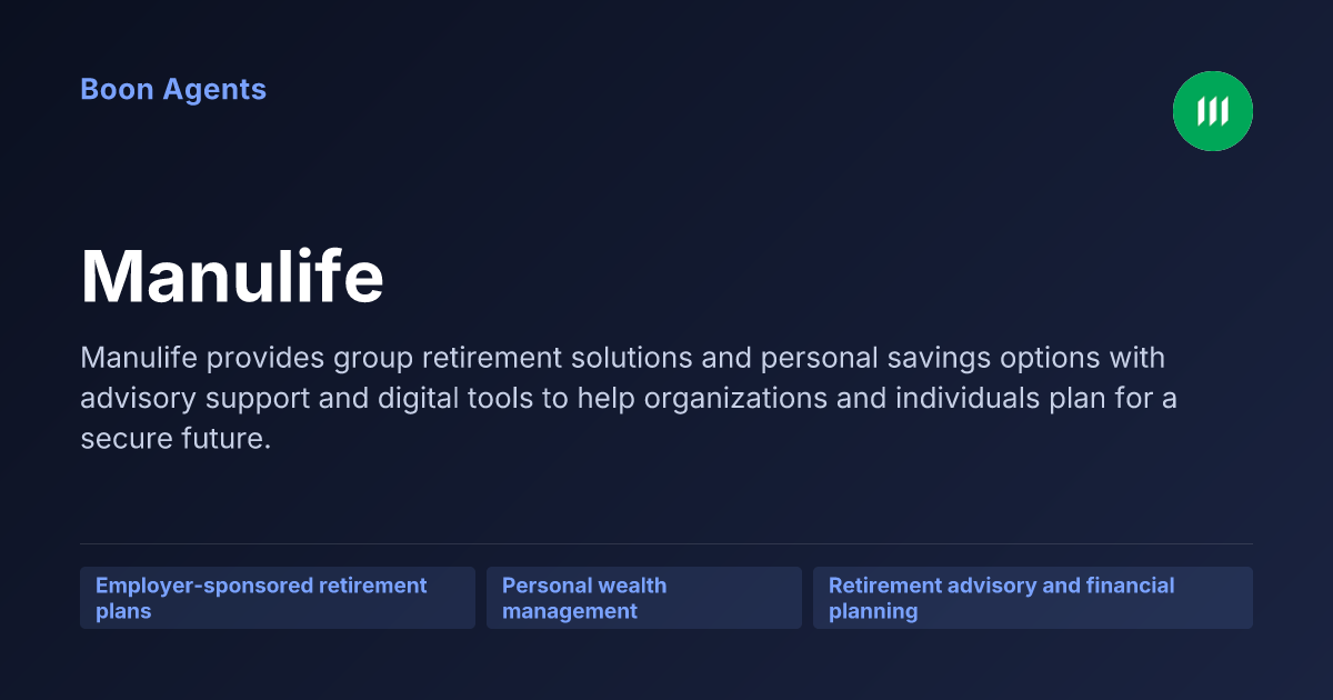 Manulife — company overview