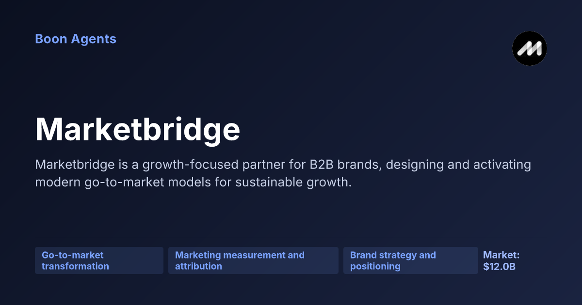 Marketbridge — company overview