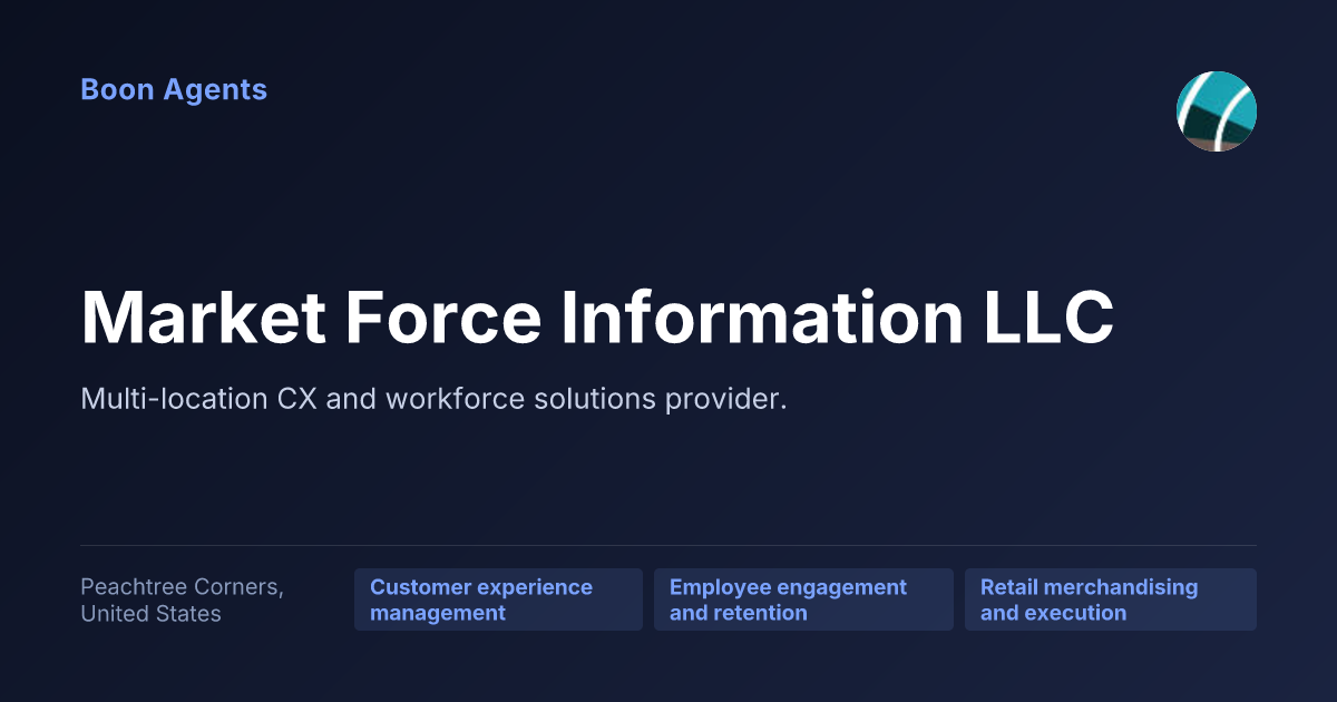 Market Force Information LLC — company overview