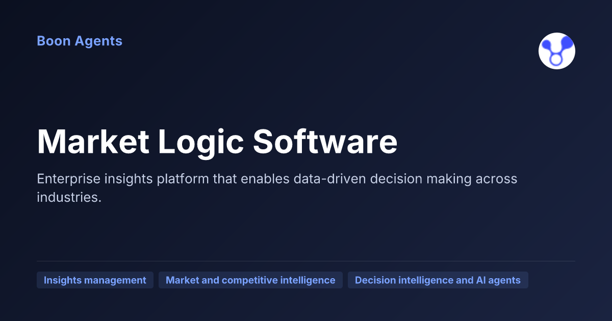 Market Logic Software — company overview
