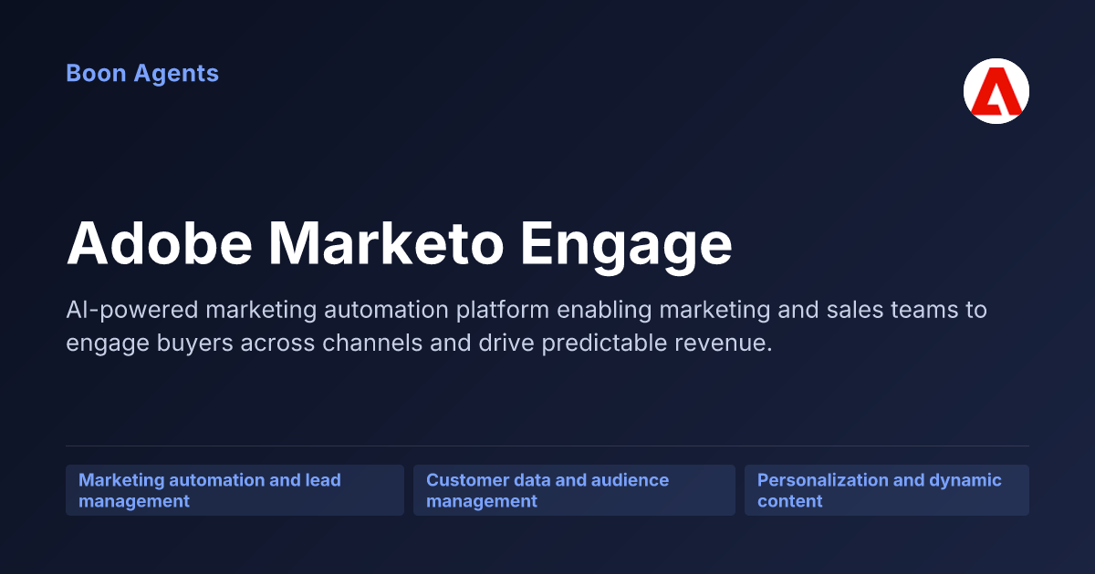 Adobe Marketo Engage — company overview