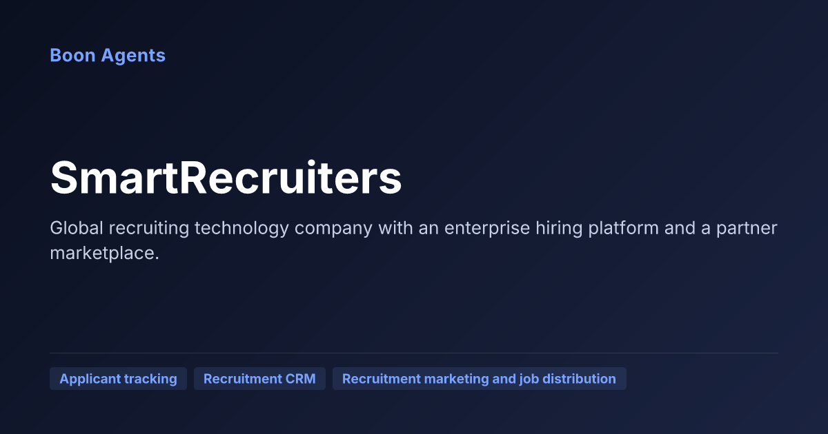 SmartRecruiters — company overview