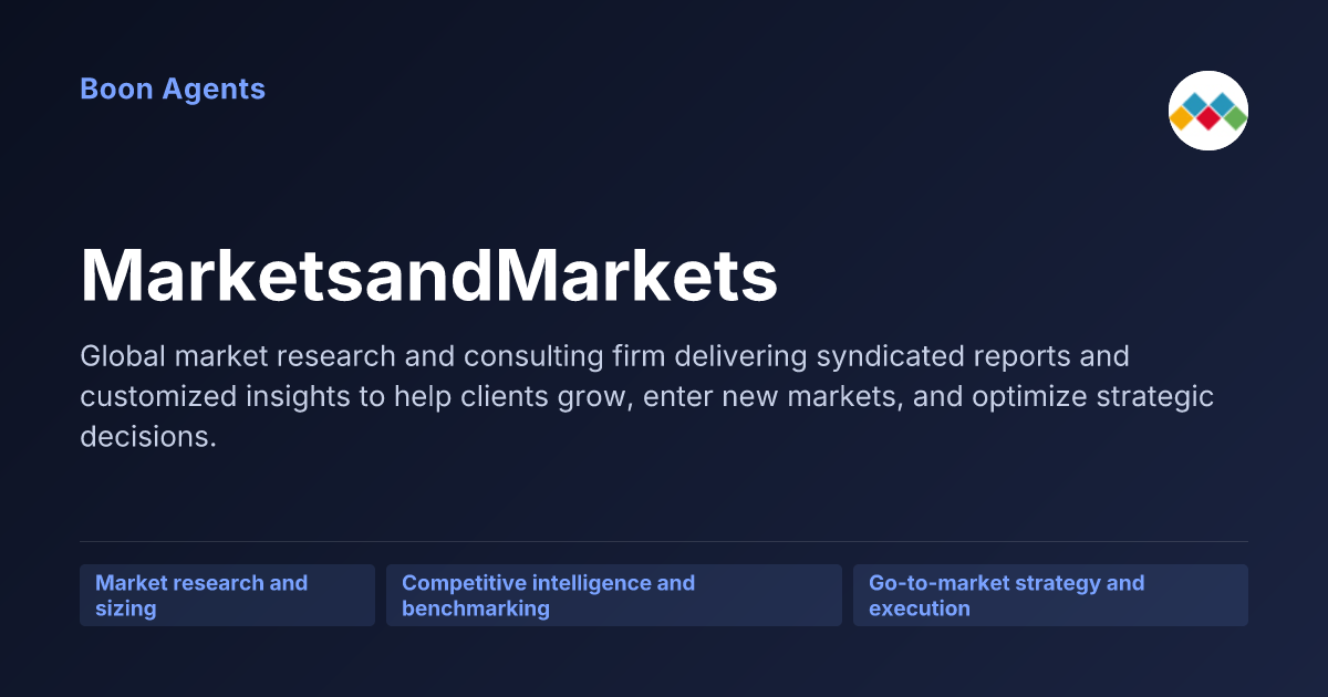 MarketsandMarkets — company overview