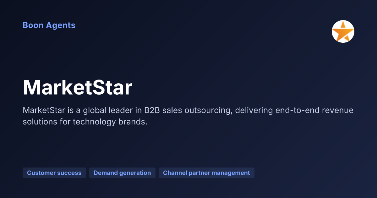MarketStar — company overview