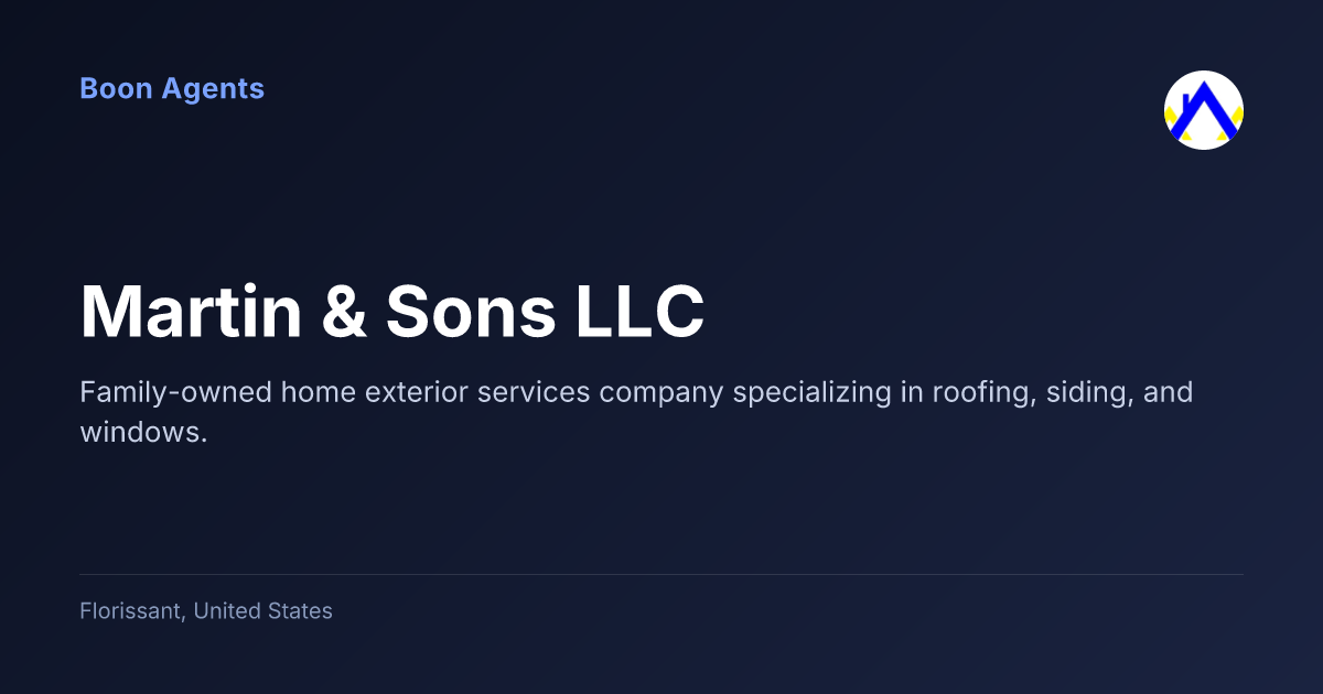 Martin & Sons LLC — company overview