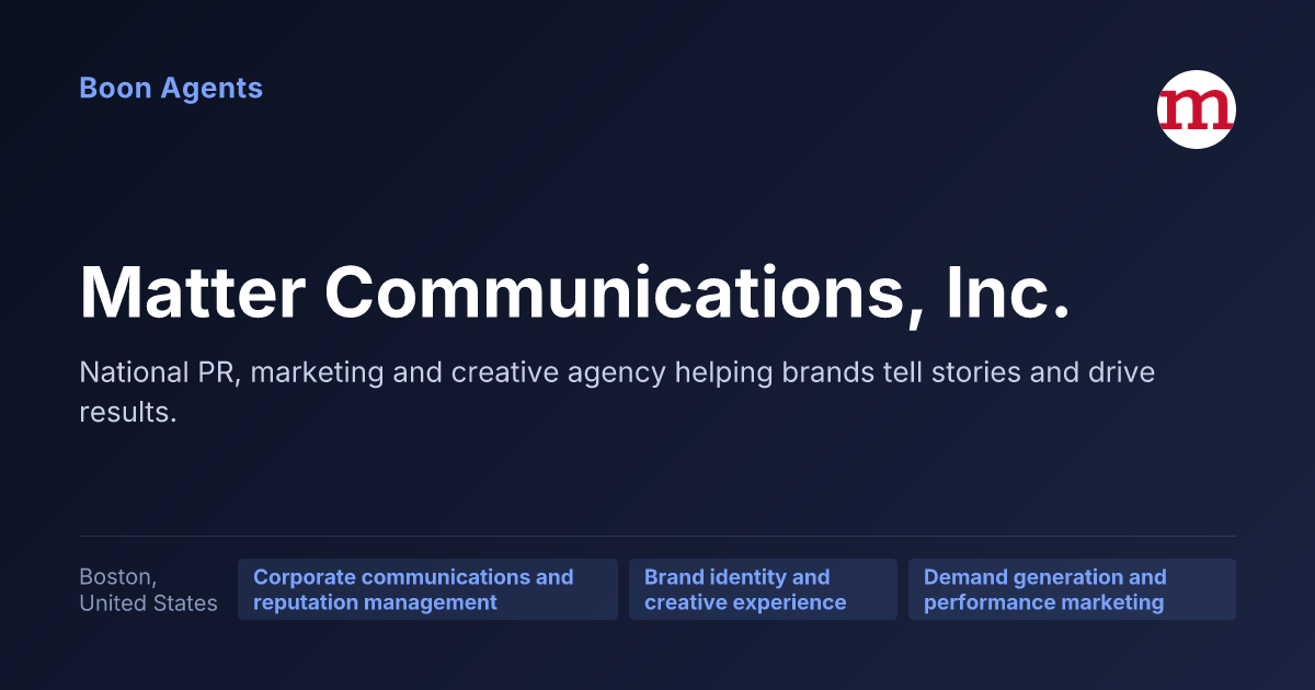 Matter Communications, Inc. — company overview
