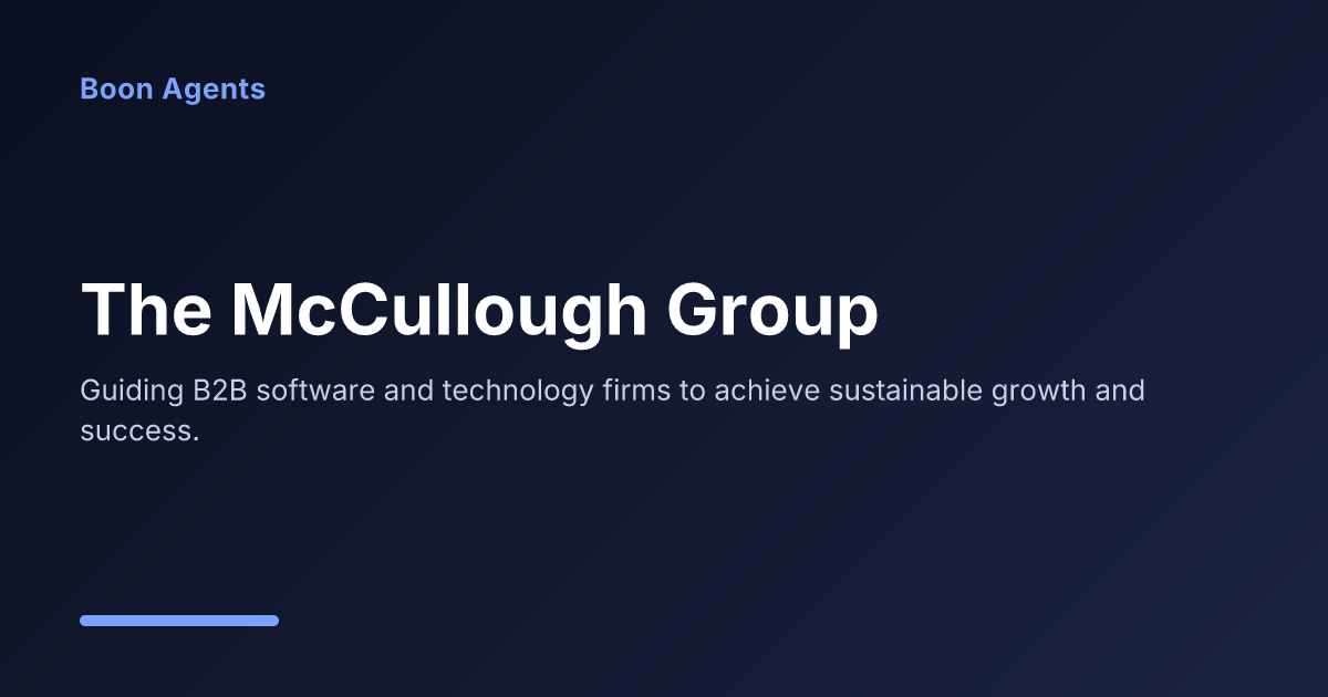 The McCullough Group — company overview