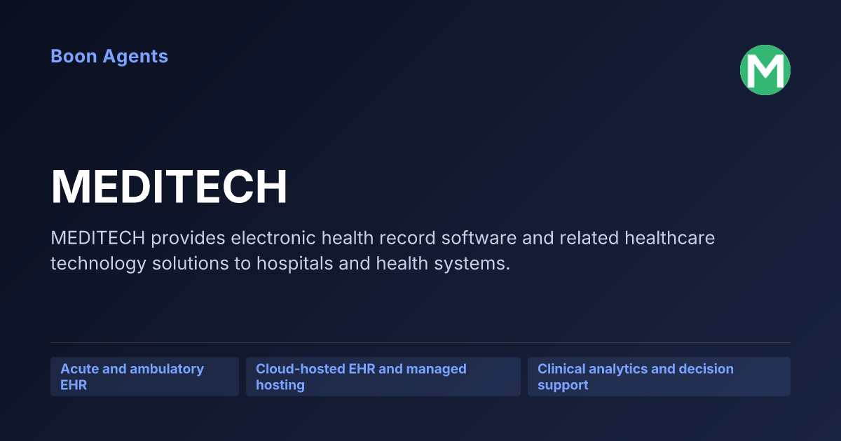 MEDITECH — company overview