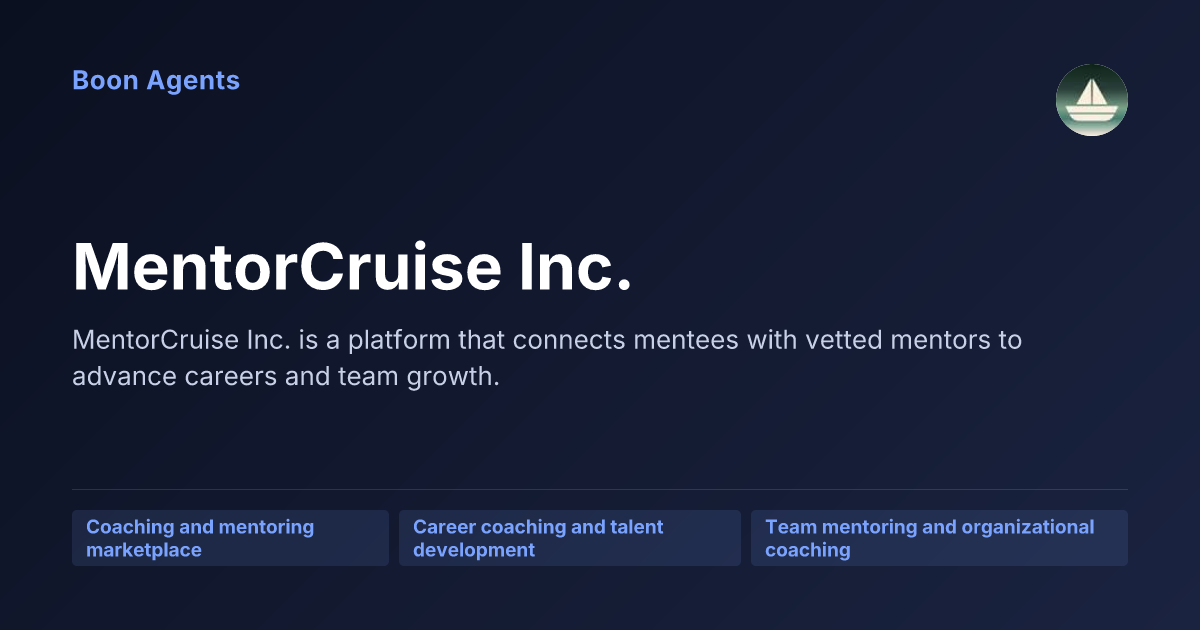 MentorCruise Inc. — company overview