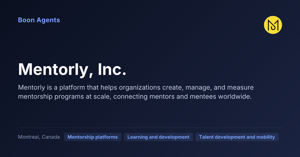 Mentorly, Inc. — company overview