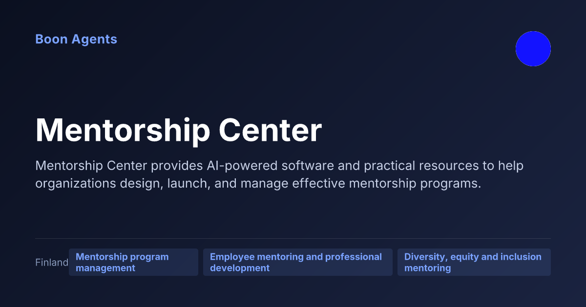 Mentorship Center — company overview