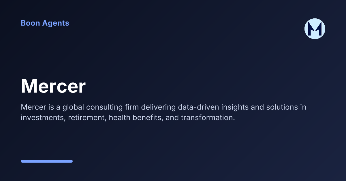 Mercer — company overview