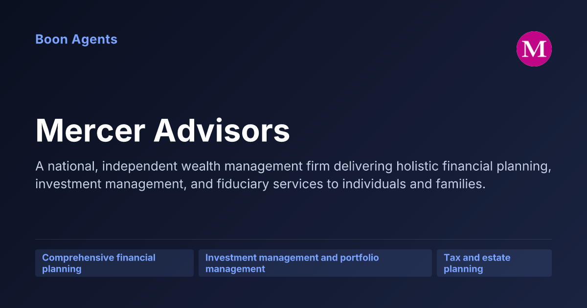 Mercer Advisors — company overview