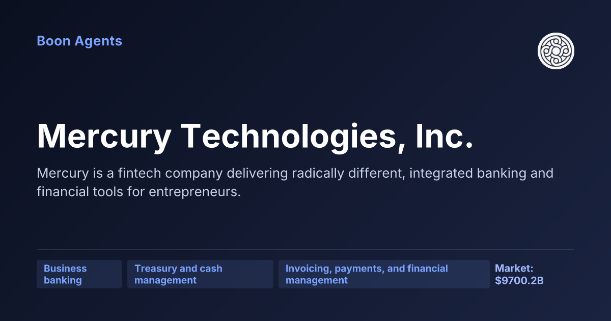 Mercury Technologies, Inc. — company overview