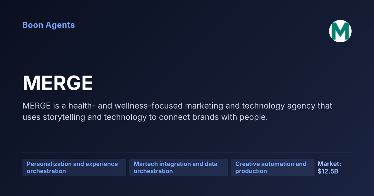 MERGE — company overview