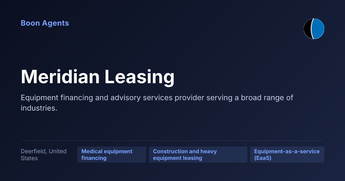 Meridian Leasing — company overview