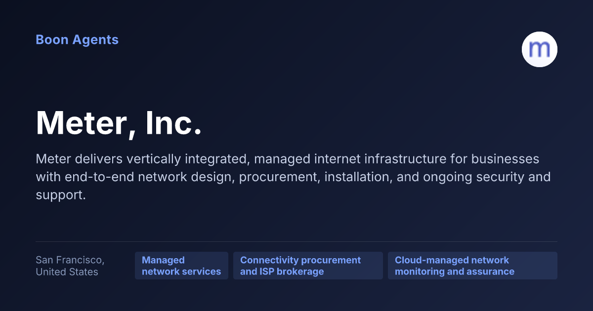 Meter, Inc. — company overview
