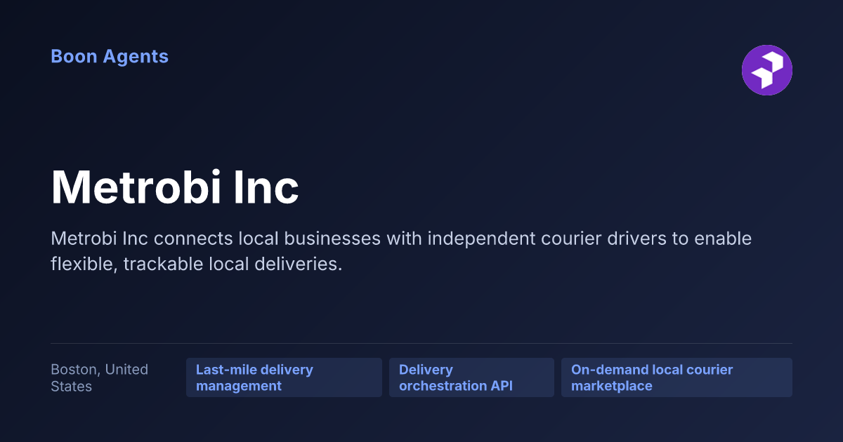 Metrobi Inc — company overview