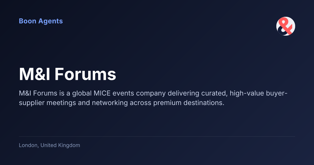 M&I Forums — company overview