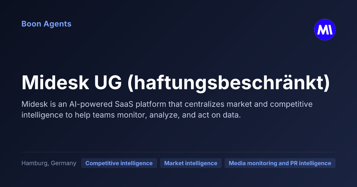 Midesk UG (haftungsbeschränkt) — company overview