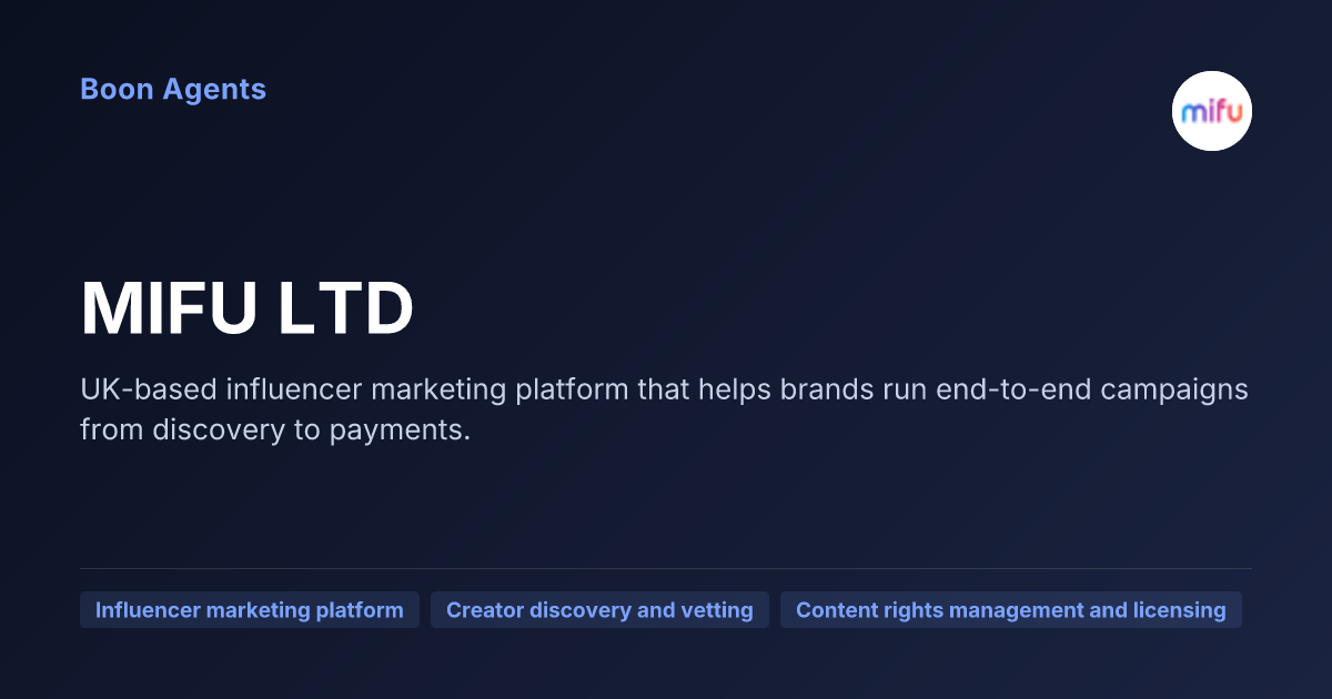 MIFU LTD — company overview