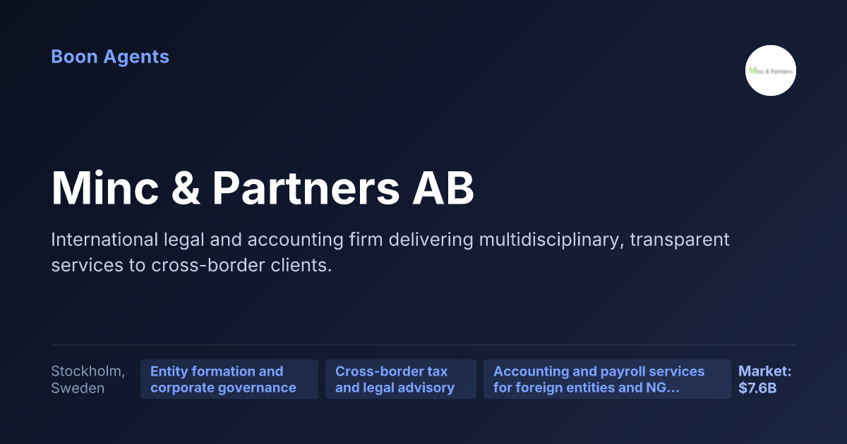 Minc & Partners AB — company overview