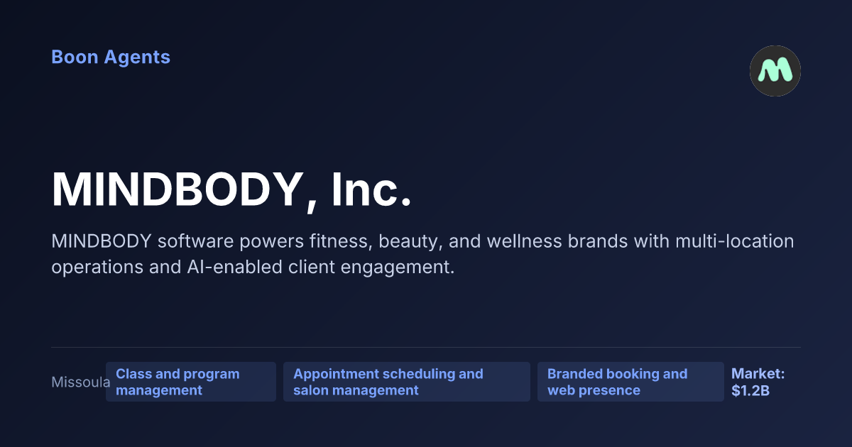 MINDBODY, Inc. — company overview