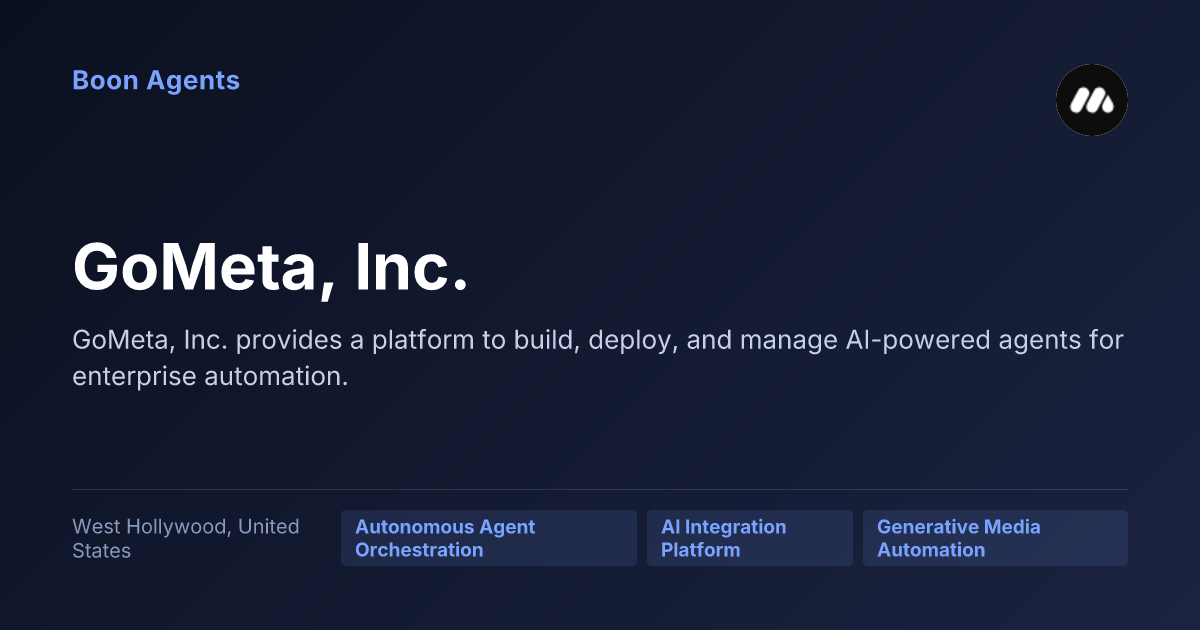 GoMeta, Inc. — company overview