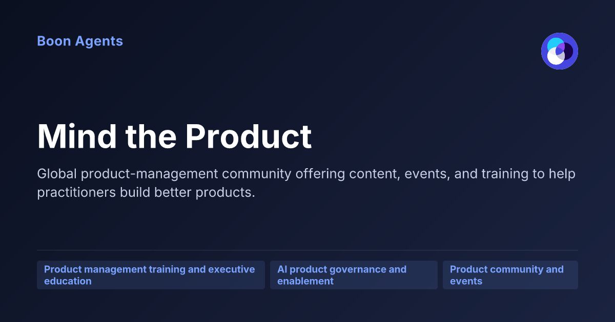 Mind the Product — company overview