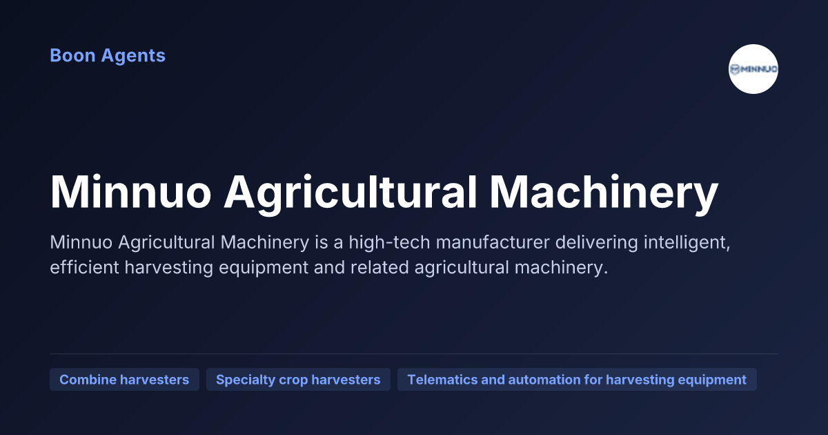 Minnuo Agricultural Machinery — company overview