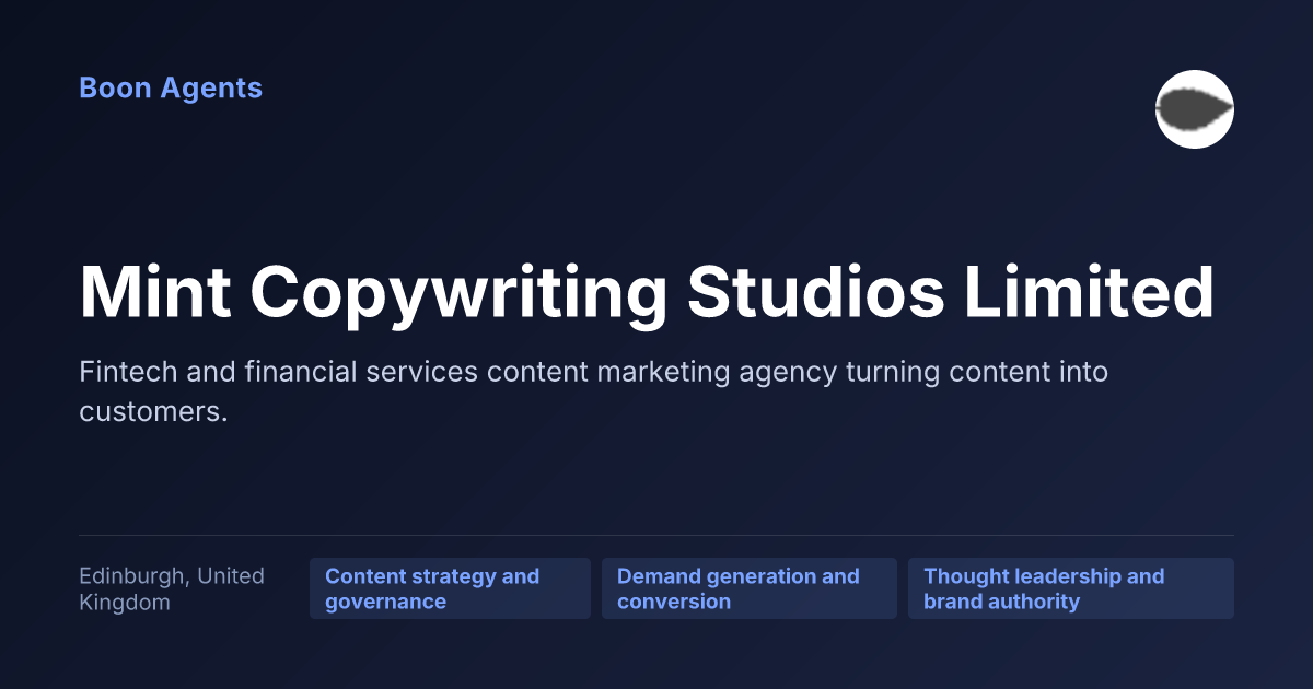 Mint Copywriting Studios Limited — company overview