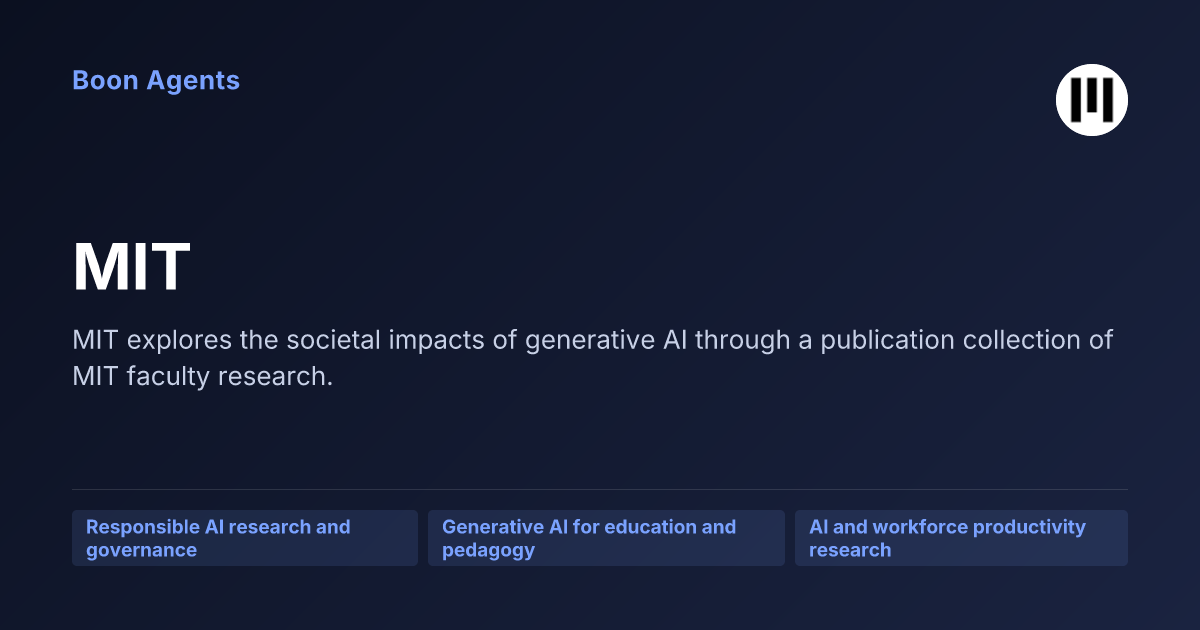 MIT — company overview