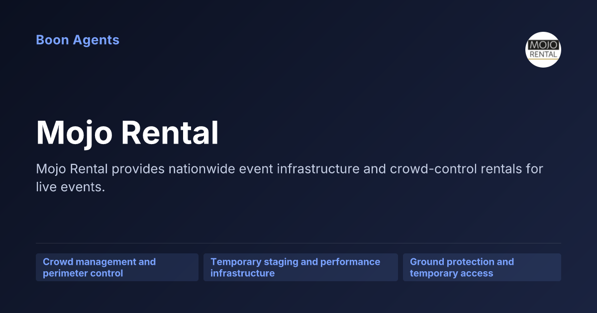 Mojo Rental — company overview