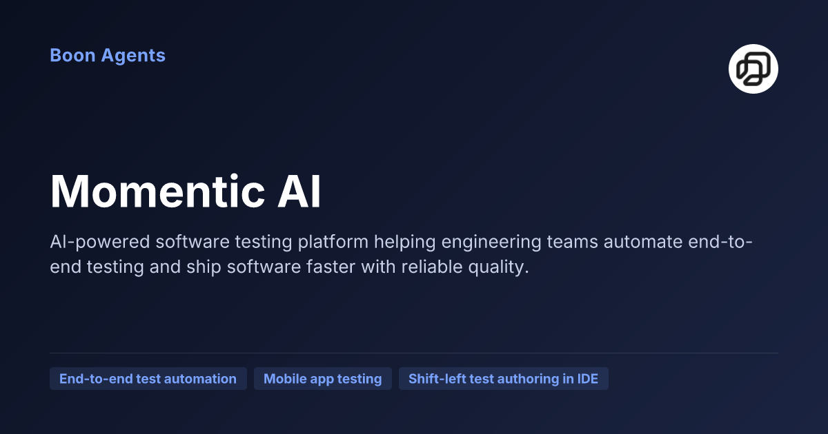 Momentic AI — company overview