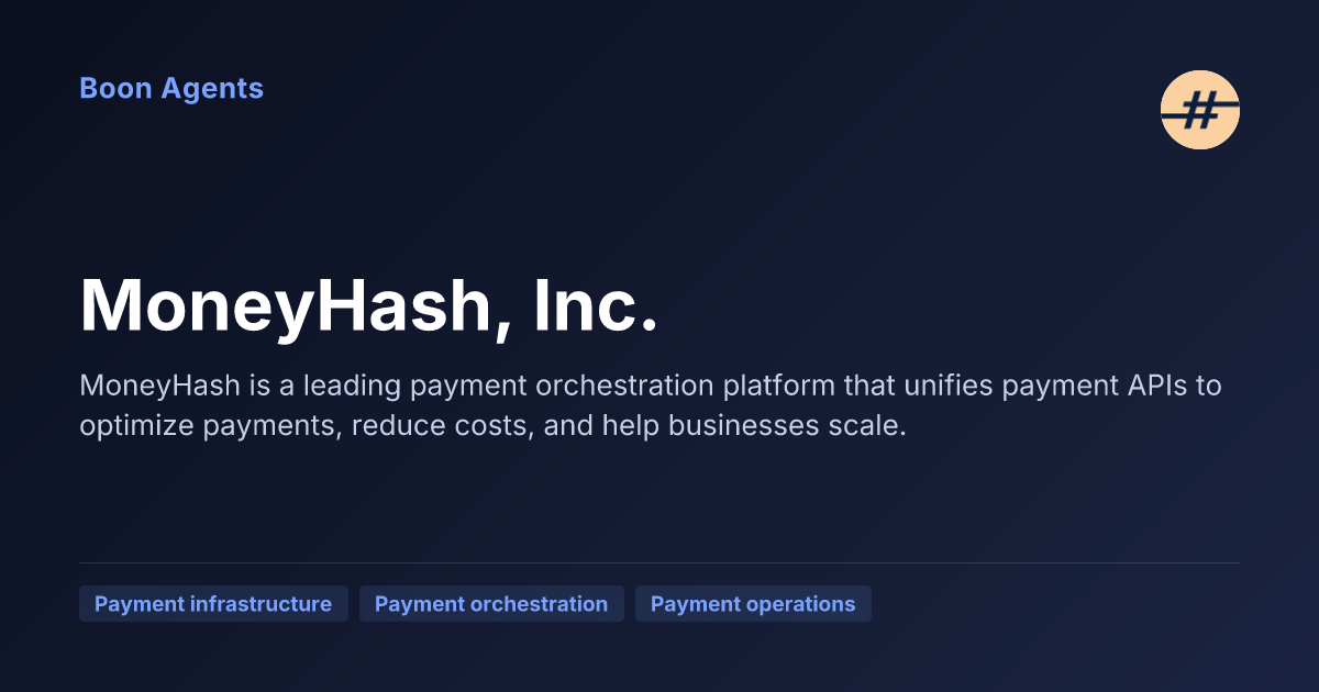MoneyHash, Inc. — company overview